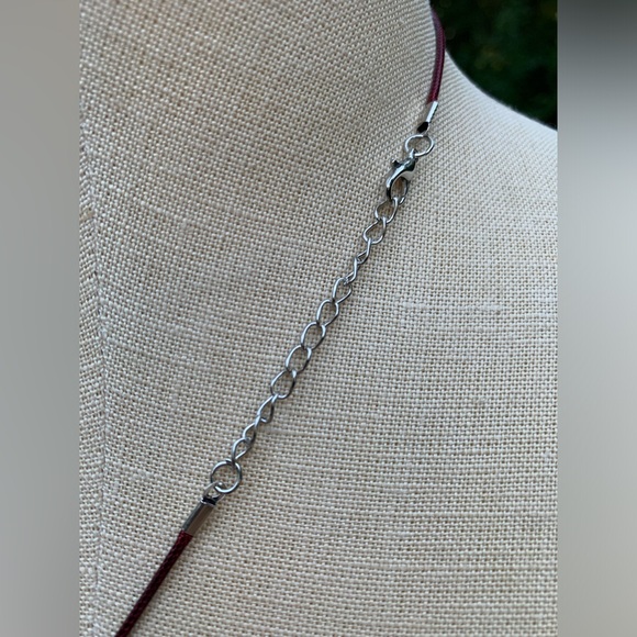 Handmade Speckled Stone Star Amulet Necklace - Picture 9 of 9